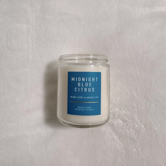 Accents Midnight Blue Citrus White Barn Scented Candle Poshmark